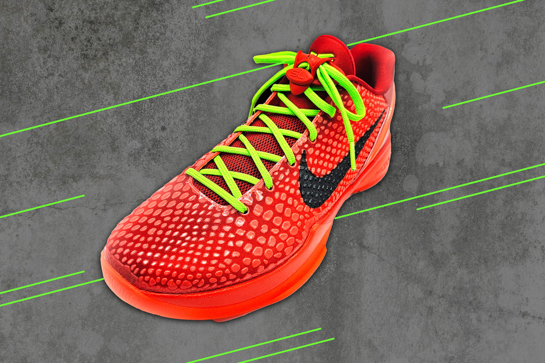 KOBE 6 REVERSE GRINCH COUPLED WITH SAFE LACE